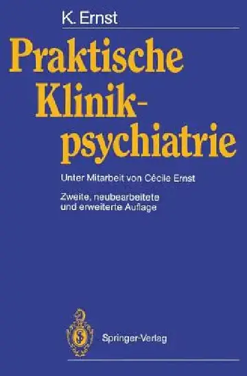 Cover of Praktische Klinikpsychiatrie