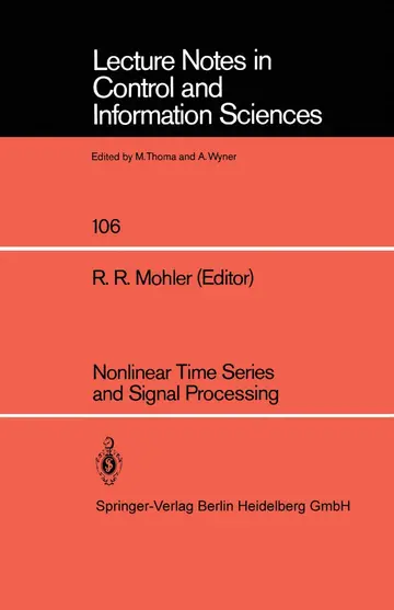 Cover of Nonlinear Time Series and Signal Processing