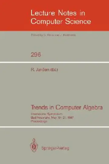 Cover of Trends in Computer Algebra