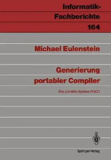 Cover of Generierung Portabler Compiler