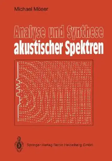 Cover of Analyse Und Synthese Akustischer Spektren