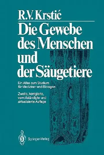 Cover of Die Gewebe Des Menschen Und Der Säugetiere