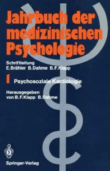 Cover of Psychosoziale Kardiologie