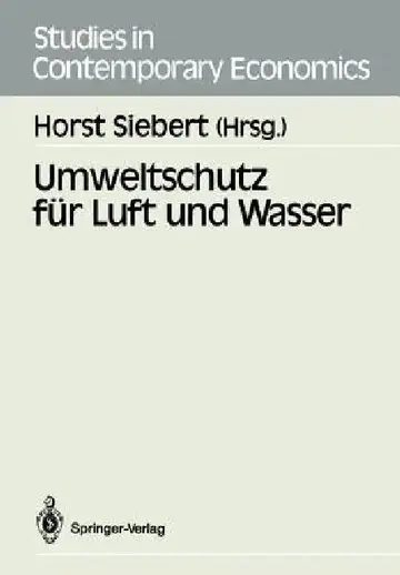 Cover of Umweltschutz Für Luft Und Wasser