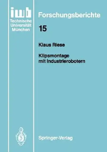 Cover of Klipsmontage Mit Industrierobotern