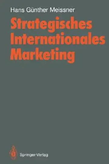 Cover of Strategisches Internationales Marketing