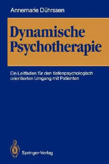 Cover of Dynamische Psychotherapie
