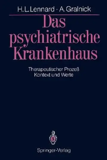 Cover of Das Psychiatrische Krankenhaus