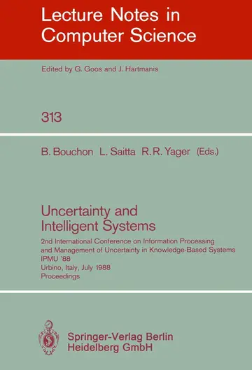 Cover of Uncertainty and Intelligent Systems