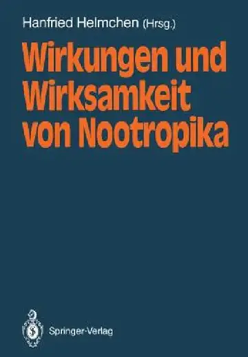 Cover of Wirkungen Und Wirksamkeit Von Nootropika