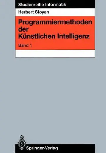 Cover of Programmiermethoden Der Künstlichen Intelligenz
