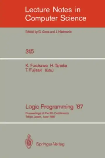 Cover of Logic Programming '87