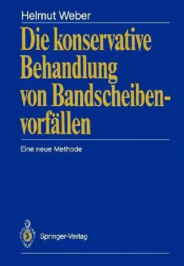 Cover of Die Konservative Behandlung Von Bandscheibenvorfällen