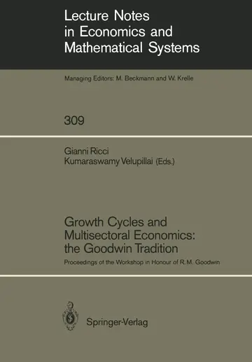 Cover of Growth Cycles and Multisectoral Economics