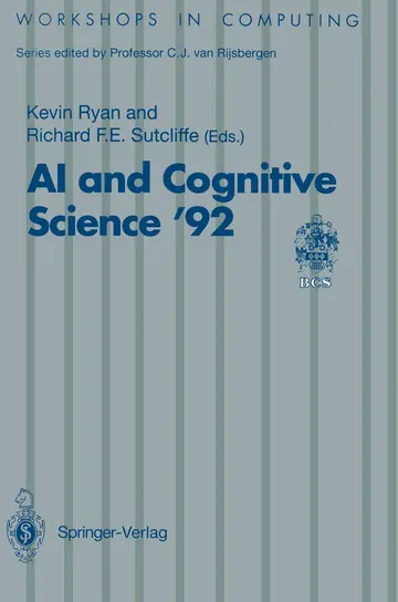 Cover of AI and Cognitive Science ’92