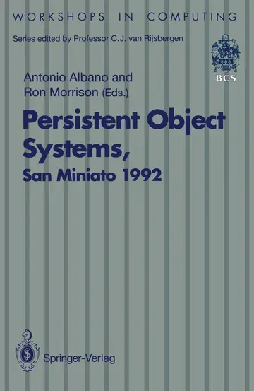 Cover of Persistent Object Systems