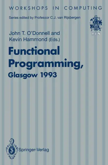 Cover of Functional Programming, Glasgow 1993