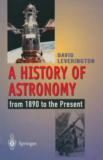Cover of A History of Astronomy from 1890 to the Present