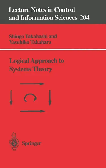 Cover of Logical Approach to Systems Theory
