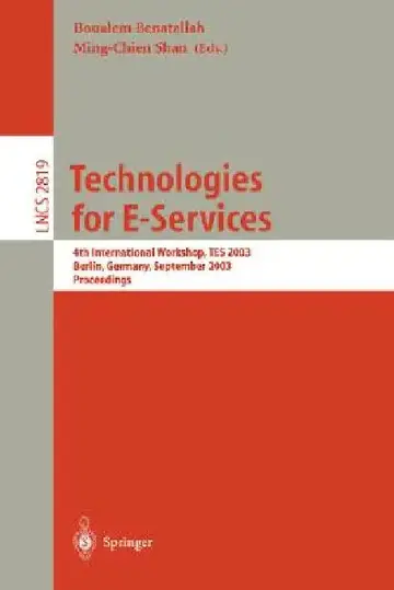 Cover of Technologies for E-Services