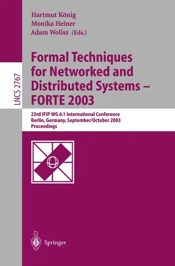 Cover of Formal Techniques for Networked and Distributed Systems - FORTE 2003