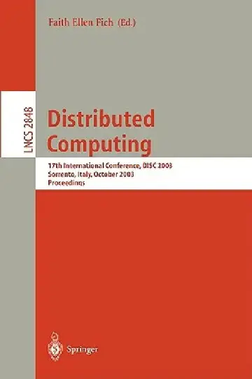 Cover of Distributed Computing