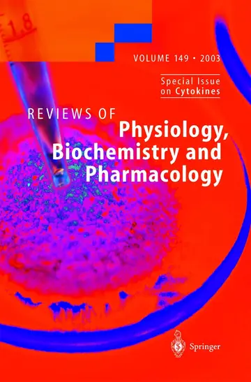 Cover of Reviews of Physiology, Biochemistry and Pharmacology
