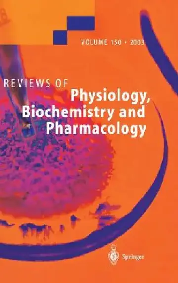 Cover of Reviews of Physiology, Biochemistry and Pharmacology
