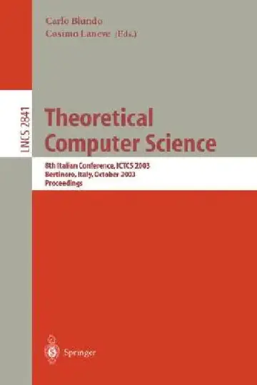 Cover of Theoretical Computer Science