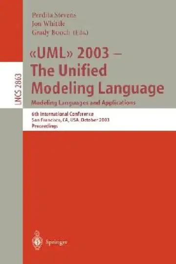 Cover of UML 2003 -- The Unified Modeling Language, Modeling Languages and Applications