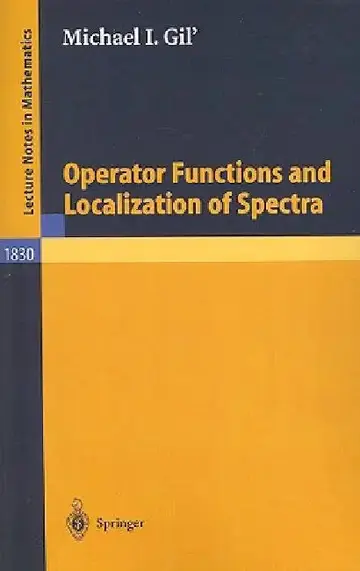 Cover of Operator Functions and Localization of Spectra