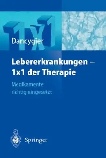 Cover of Lebererkrankungen 1×1 Der Therapie