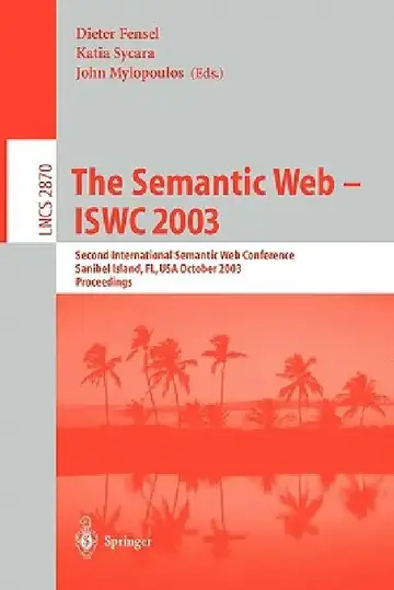 Cover of The Semantic Web - Iswc 2003