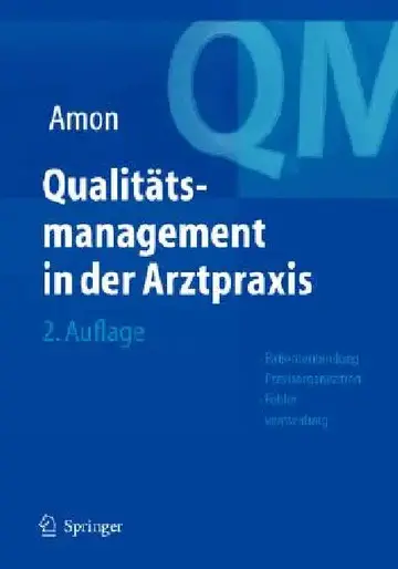 Cover of Qualitätsmanagement in Der Arztpraxis