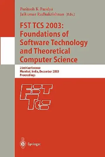 Cover of Fst Tcs 2003