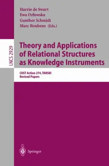 Cover of Theory and Applications of Relational Structures as Knowledge Instruments