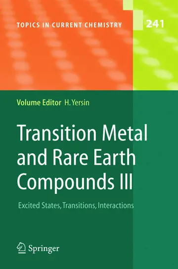 Cover of Transition Metal and Rare Earth Compounds III