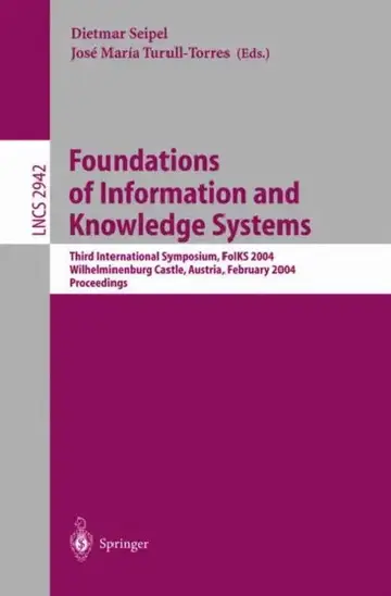 Cover of Foundations of Information and Knowledge Systems