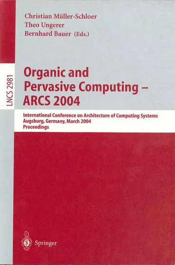 Cover of Organic and Pervasive Computing -- ARCS 2004