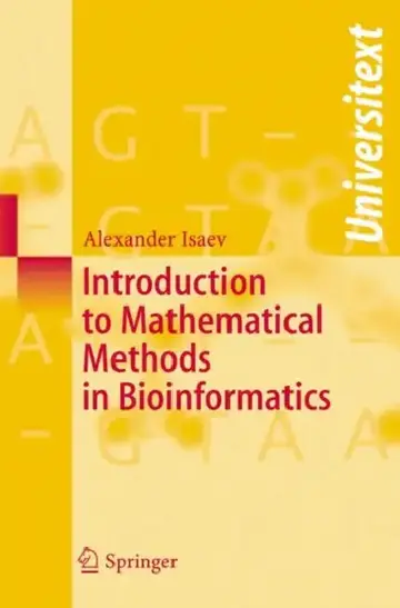 Cover of Introduction to Mathematical Methods in Bioinformatics