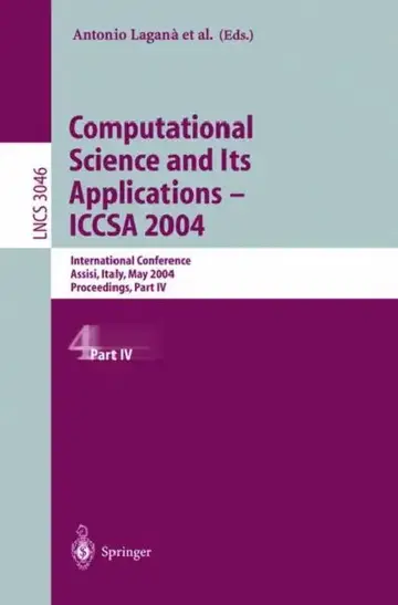 Cover of Computational Science and Its Applications - Iccsa 2004