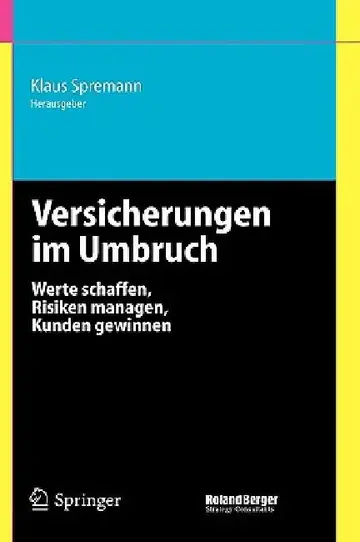Cover of Versicherungen im Umbruch