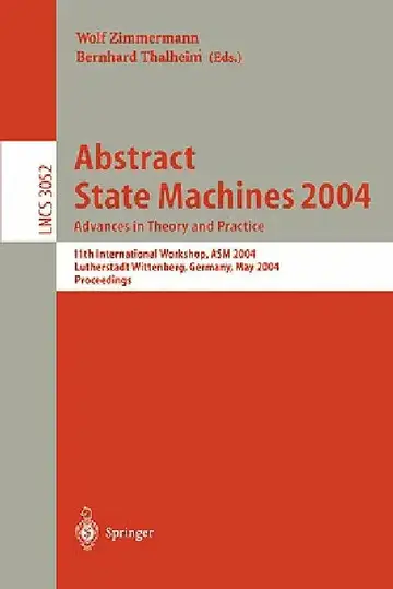 Cover of Abstract State Machines 2004. Advances in Theory and Practice