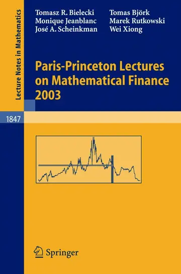 Cover of Paris-princeton Lectures on Mathematical Finance 2003