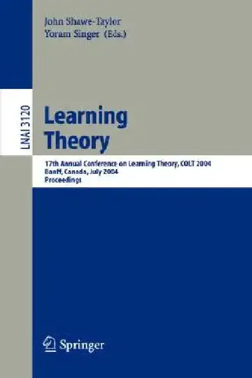Cover of Learning Theory