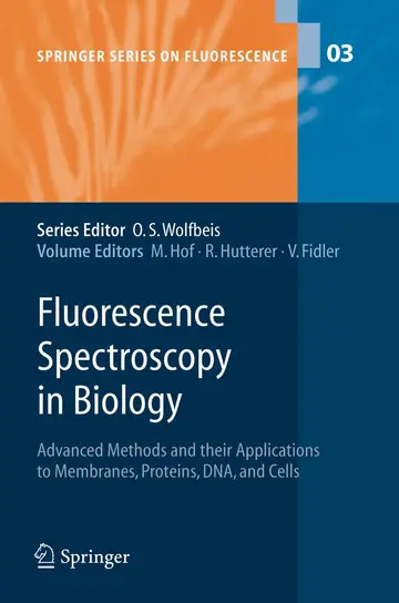 Cover of Fluorescence Spectroscopy in Biology