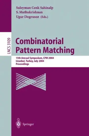 Cover of Combinatorial Pattern Matching