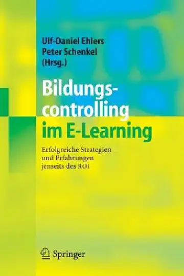 Cover of Bildungscontrolling Im E-Learning