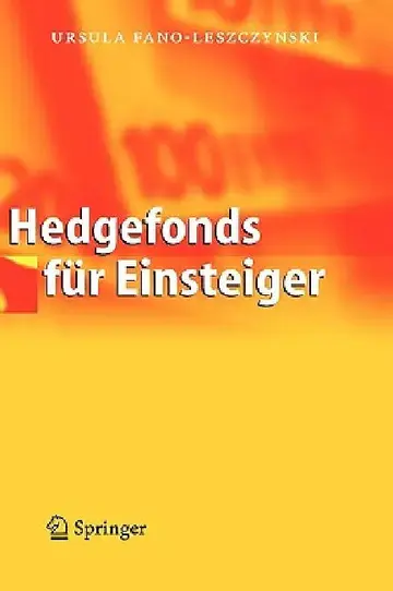Cover of Hedgefonds Für Einsteiger