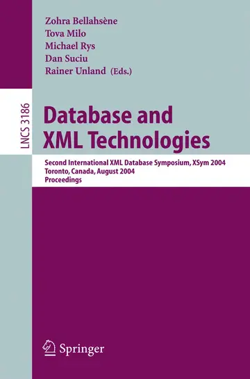 Cover of Database and XML Technologies
